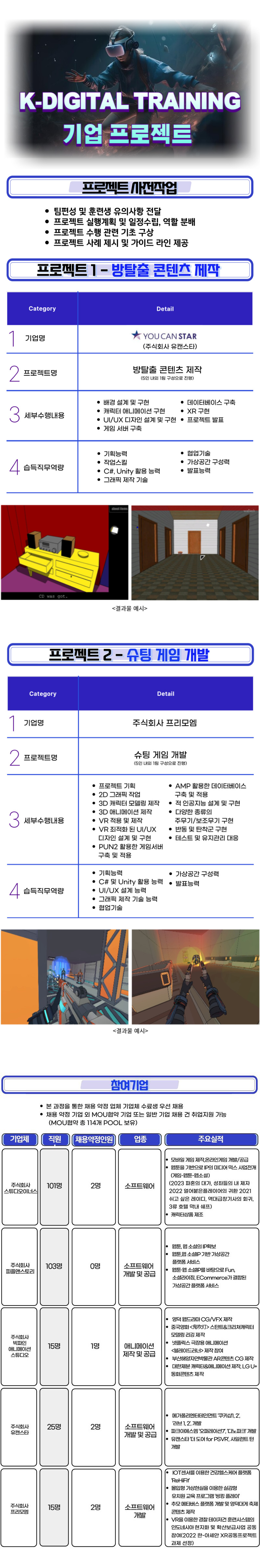 국비지원 부트캠프 커리큘럼